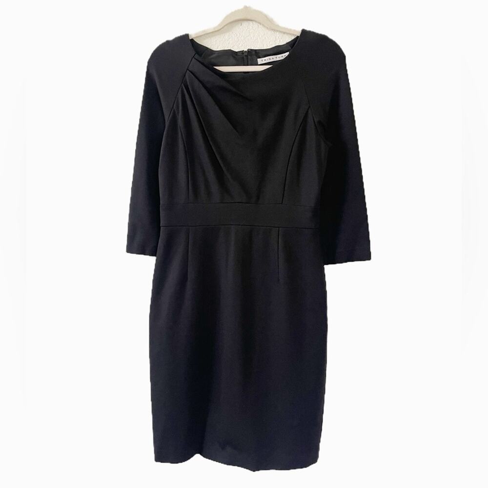 Trina Turk Black Sheath Dress size 4